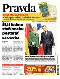 Obálka e-magazínu Pravda 10.10.2011