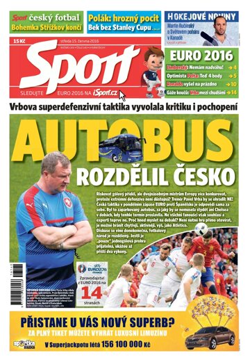 Obálka e-magazínu Sport 15.6.2016