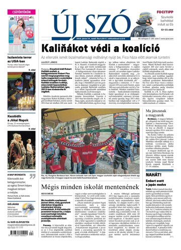 Obálka e-magazínu Új Szó 14.6.2016