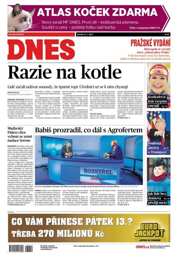 Obálka e-magazínu MF Dnes 12.1.2017
