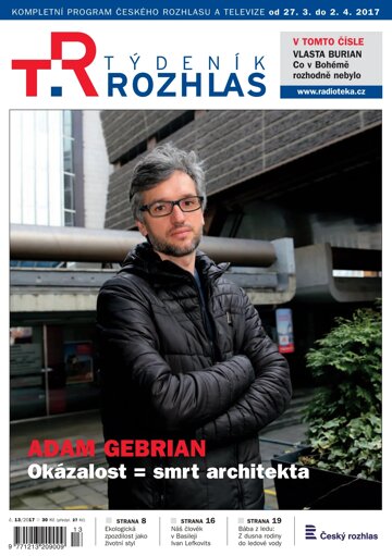 Obálka e-magazínu Týdeník Rozhlas 13/2017