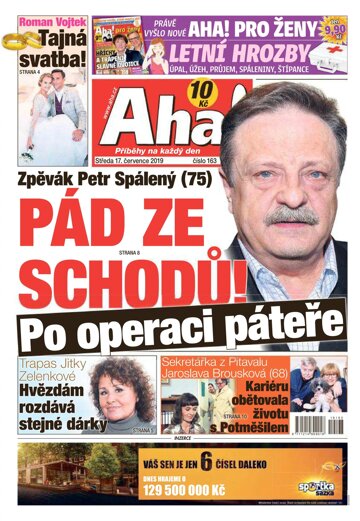 Obálka e-magazínu AHA! 17.7.2019