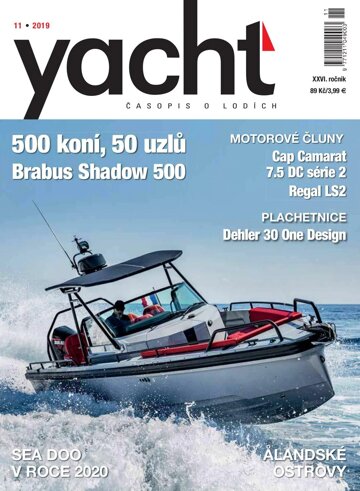 Obálka e-magazínu Yacht 11/2019