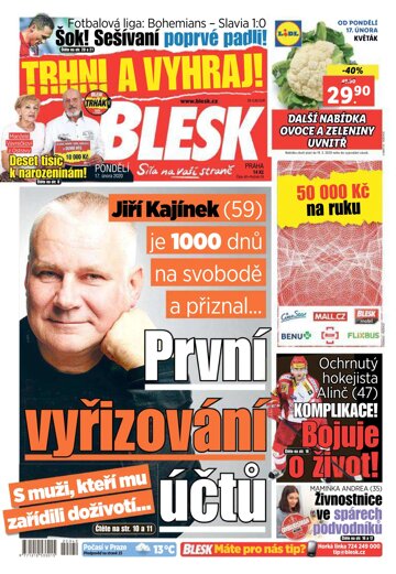 Obálka e-magazínu Blesk 17.2.2020