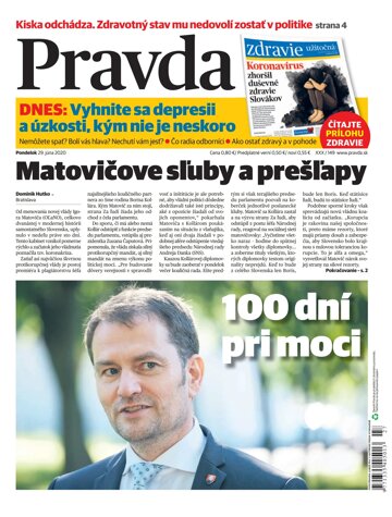 Obálka e-magazínu Pravda 29. 6. 2020