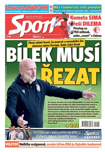 Obálka e-magazínu Sport 18.5.2021