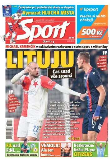 Obálka e-magazínu Sport 23.5.2022