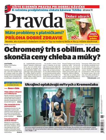 Obálka e-magazínu Pravda 29. 6. 2022