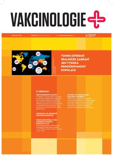 Obálka e-magazínu Vakcinologie 1/2017