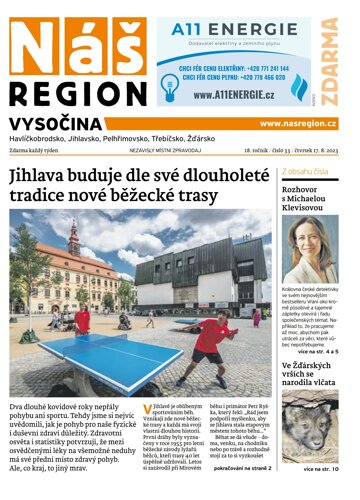 Obálka e-magazínu Náš Region - Vysočina 33/2023