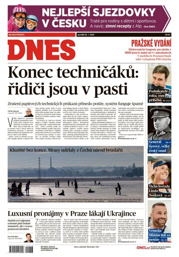 Obálka e-magazínu MF Dnes 22.1.2024