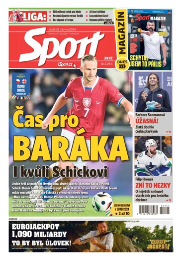 Obálka e-magazínu Sport 21.6.2024