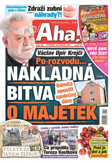 Obálka e-magazínu AHA! 24.6.2024