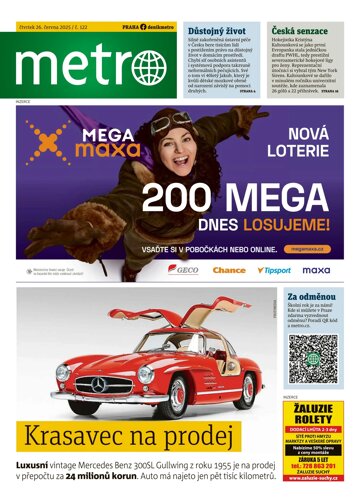 Obálka e-magazínu deník METRO 26.6.2025