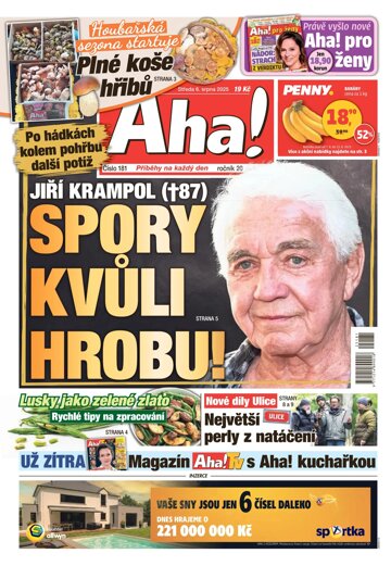 Obálka e-magazínu AHA! 6.8.2025