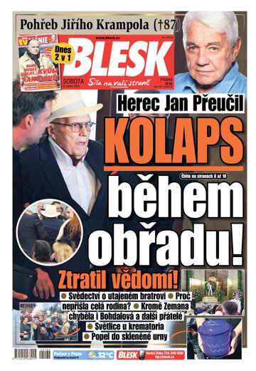 Obálka e-magazínu Blesk 9.8.2025