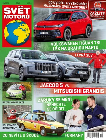 Obálka e-magazínu Svět motorů 15/2026