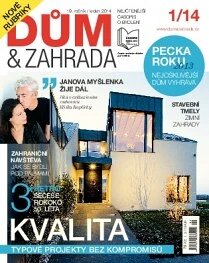 Obálka e-magazínu 1/2014 Dům a azahrada