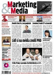 Obálka e-magazínu Marketing & Media 18 - 28.4.2014