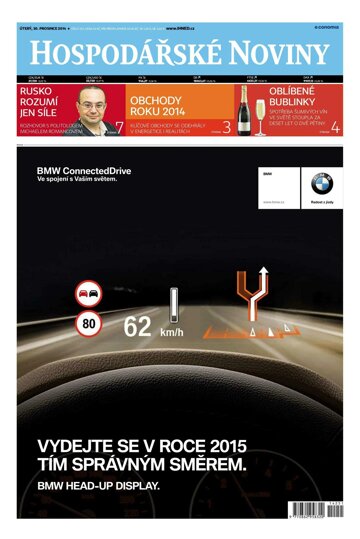 Obálka e-magazínu Hospodářské noviny 251 - 30.12.2014