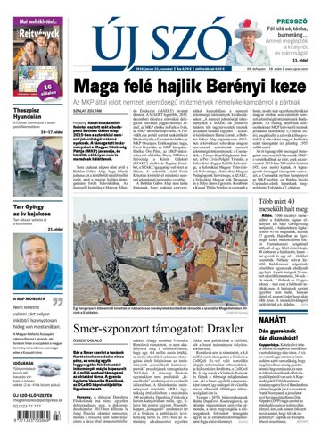 Obálka e-magazínu Új Szó 23.1.2016