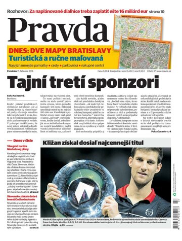 Obálka e-magazínu Pravda 15.2.2016