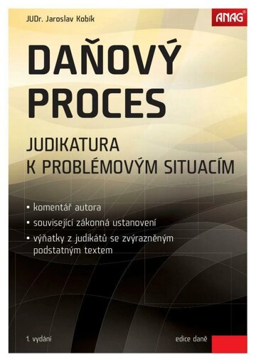 Obálka e-magazínu Daňový proces – judikatura a její vývoj