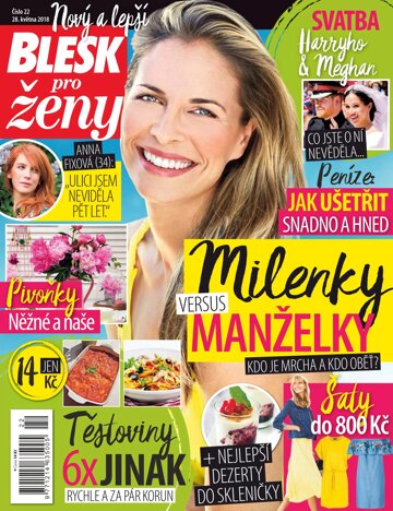 Obálka e-magazínu Blesk pro ženy 28.5.2018