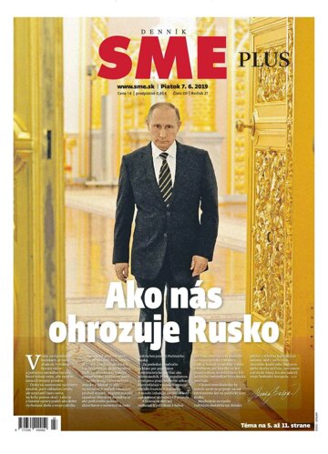 Obálka e-magazínu SME 7.6.2019