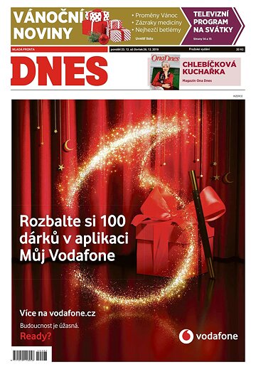 Obálka e-magazínu MF Dnes 23.12.2019