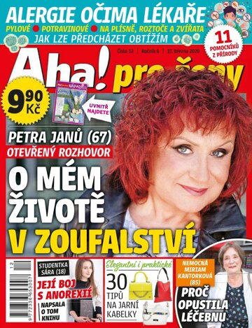 Obálka e-magazínu AHA! pro ženy 12/2020