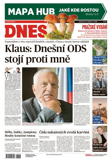 Obálka e-magazínu MF Dnes 20.6.2020