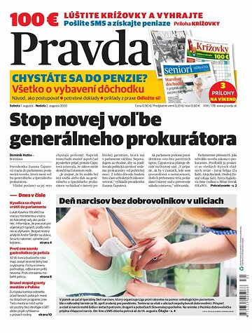 Obálka e-magazínu Pravda 1. 8. 2020