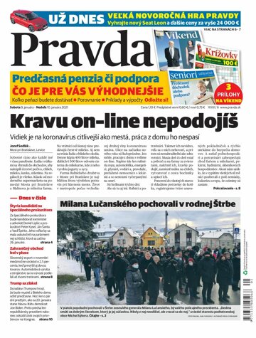 Obálka e-magazínu Pravda 9. 1. 2021