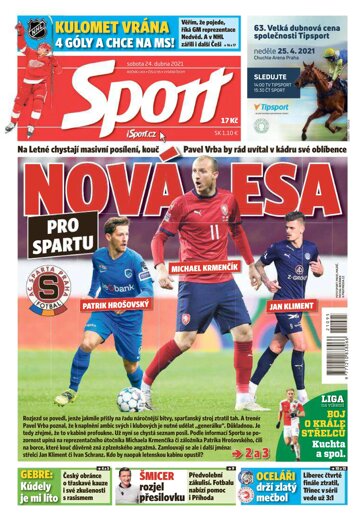 Obálka e-magazínu Sport 24.4.2021