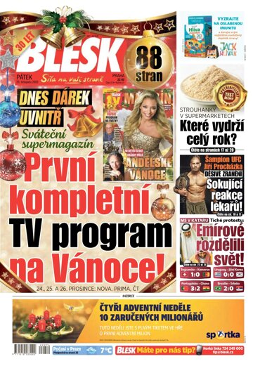 Obálka e-magazínu Blesk 25.11.2022