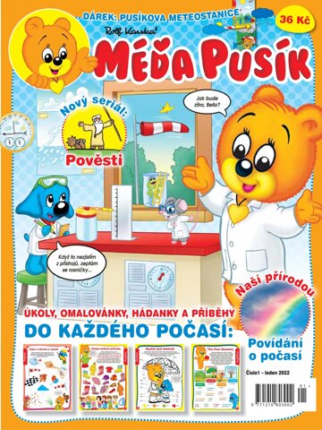 Obálka e-magazínu Méďa Pusík 1/2022