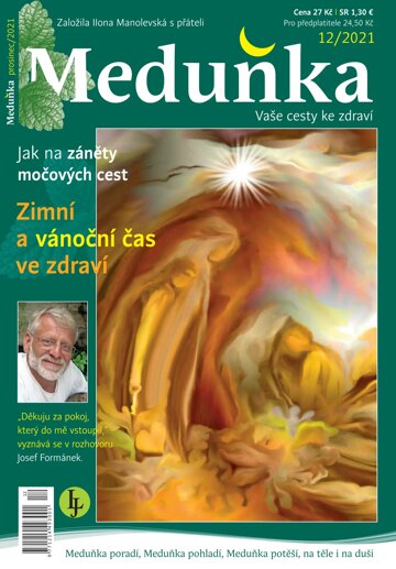 Obálka e-magazínu Meduňka 12/2021