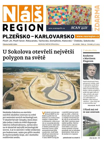 Obálka e-magazínu Náš Region - Karlovarsko 31/2023