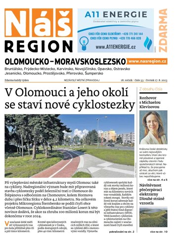 Obálka e-magazínu Náš Region - Olomoucko/Moravskoslezsko 33/2023