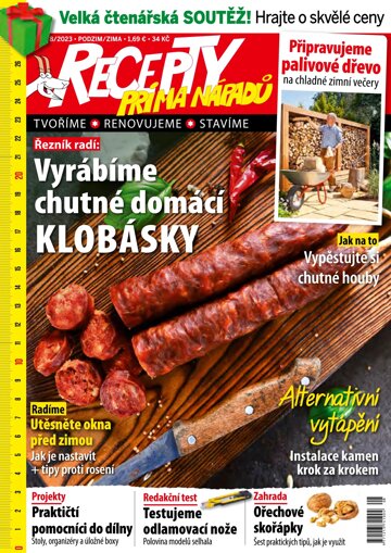 Obálka e-magazínu Recepty prima nápadů 8/2023