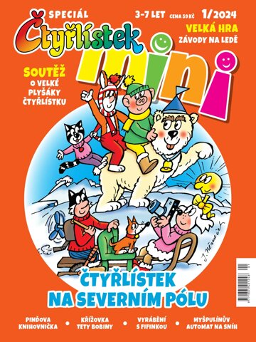 Obálka e-magazínu Čtyřlístek Mini 1/2024