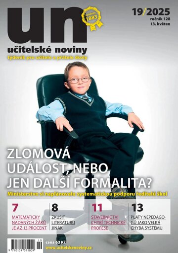 Obálka e-magazínu Učitelské noviny 19/2025