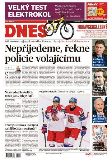 Obálka e-magazínu MF DNES Moravskoslezský - 20.05.2025