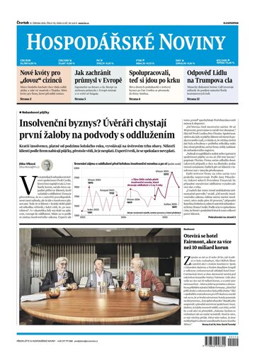 Obálka e-magazínu Hospodářské noviny 112 - 12.6.2025