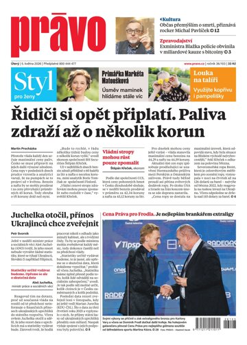 Obálka e-magazínu Deník Právo 5.5.2026