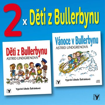 Obálka audioknihy 2x Děti z Bullerbynu