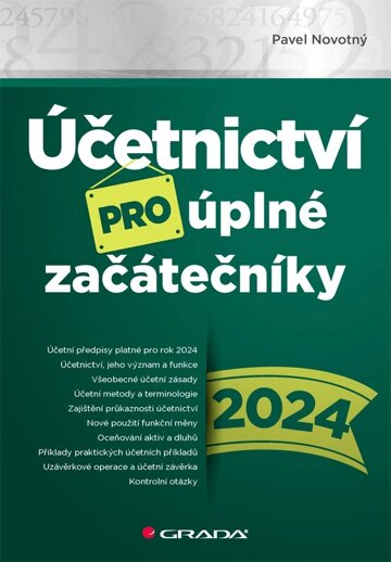 Obálka knihy Účetnictví pro úplné začátečníky 2024