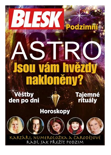Obálka e-magazínu Příloha Blesk Podzimní Astro - 12.10.2015