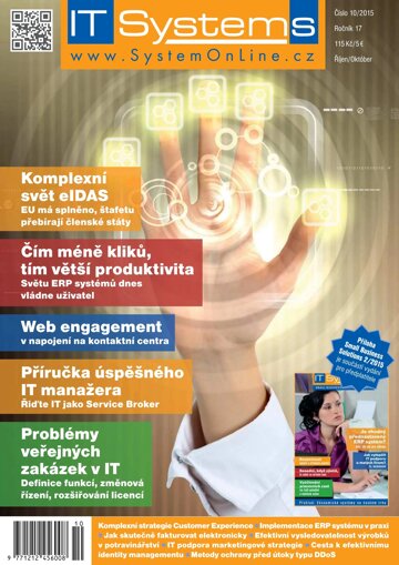 Obálka e-magazínu IT Systems 10/2015